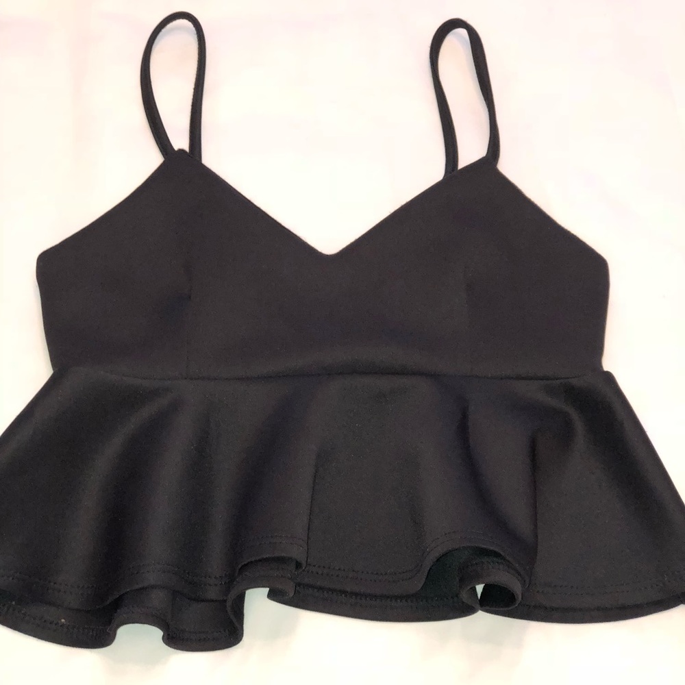 Fabulous Black Party Crop Top!